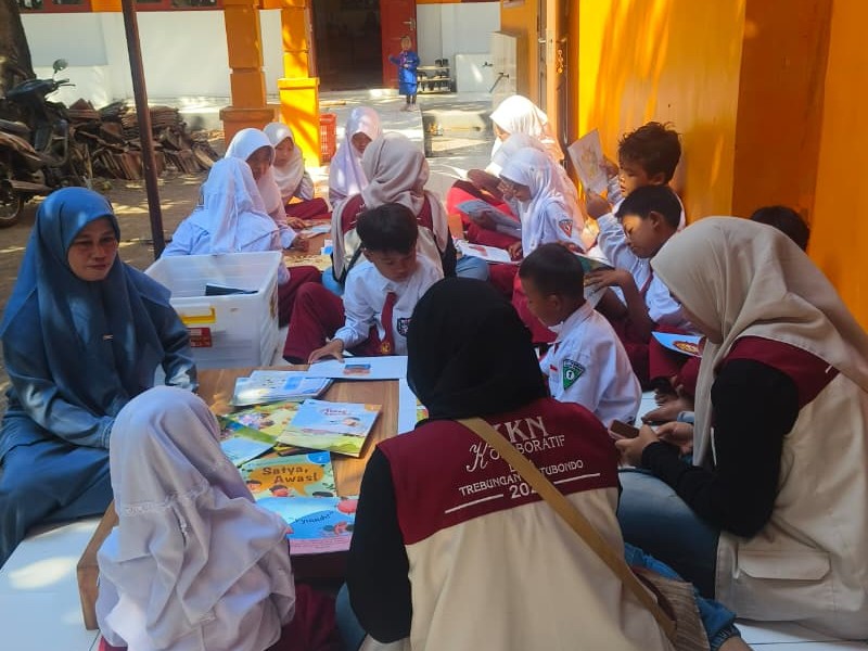 KEGIATAN LITERASI COLABORASI ANTARA DESA dan DINAS PERPUSTAKAAN